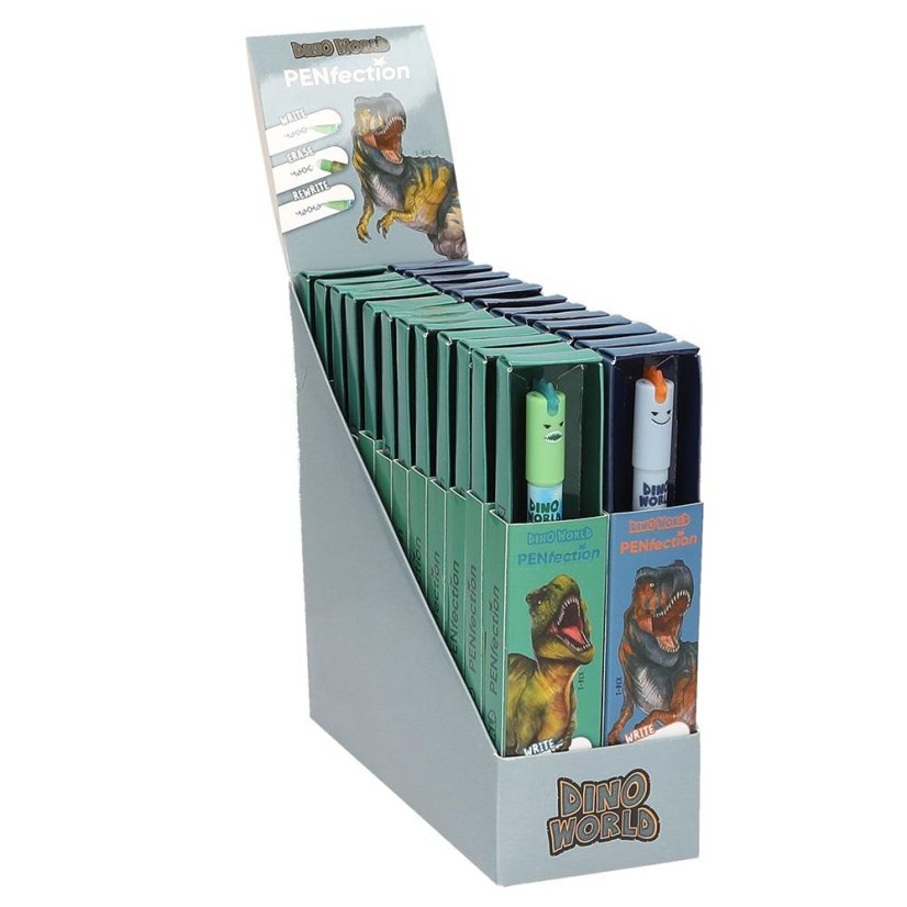 Gélové pero s viečkom, ktoré sa dá vymazať Dino World