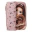 Single-layer pencil case with accessories and Kitty & Doggy pocket