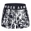 Women's Under Armour Play Up 3.0 Printed Shorts - Color: Black, Size: XS
