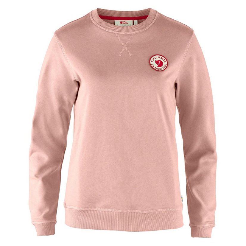 Dámská mikina Fjällräven 1960 Logo Badge Sweater W - Kolor: Biały, Rozmiar: XS