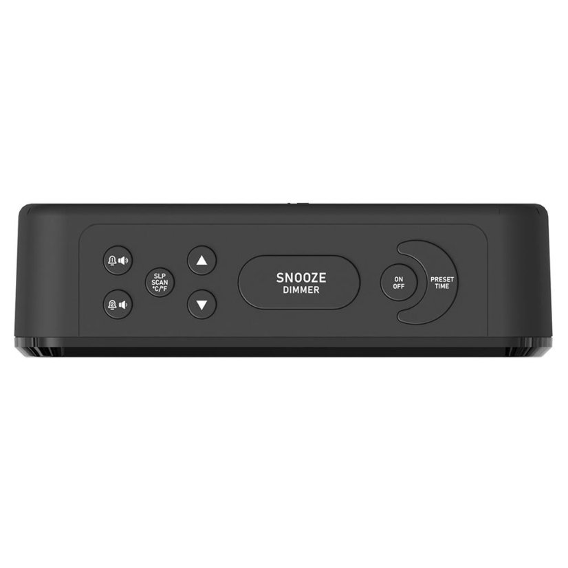 AKAI ACR-1080 black radio alarm clock