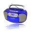 Roadstar RCR-4635UMPBL modrý rádiový kazetový prehrávač
