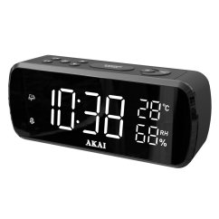 Radiowecker AKAI ACR-1080 schwarz