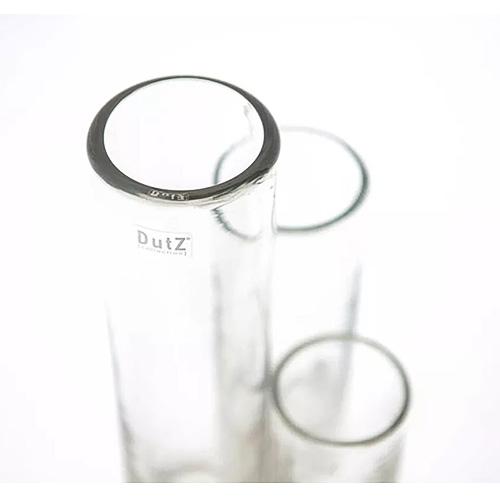 Szklany wazon DutZ Cylinder Small Clear