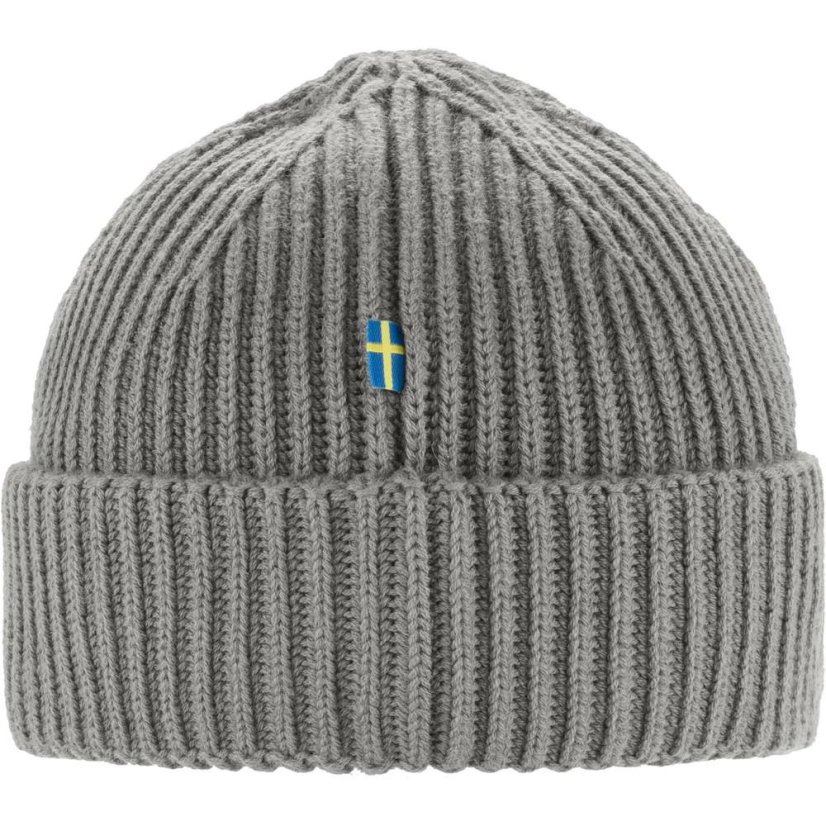 Zimní čepice Fjällräven 1960 Lite Logo Hat - Szín: Szürke