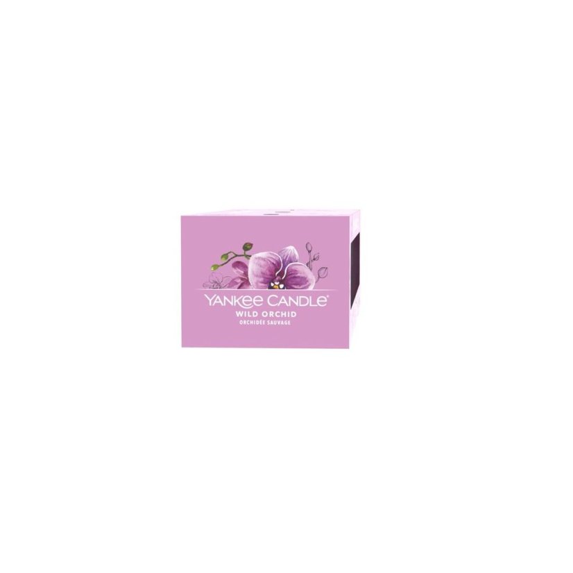 Yankee candle votive candle in glass, Wild Orchid
