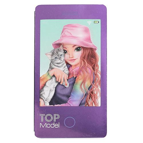Poznámkový blok v tvare mobilnej topmodelky, Lexy & Cat