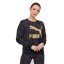 Damen-Sweatshirt Puma Classics Graphics AOP Crew Sweat - Farbe: Schwarz, Größe: S