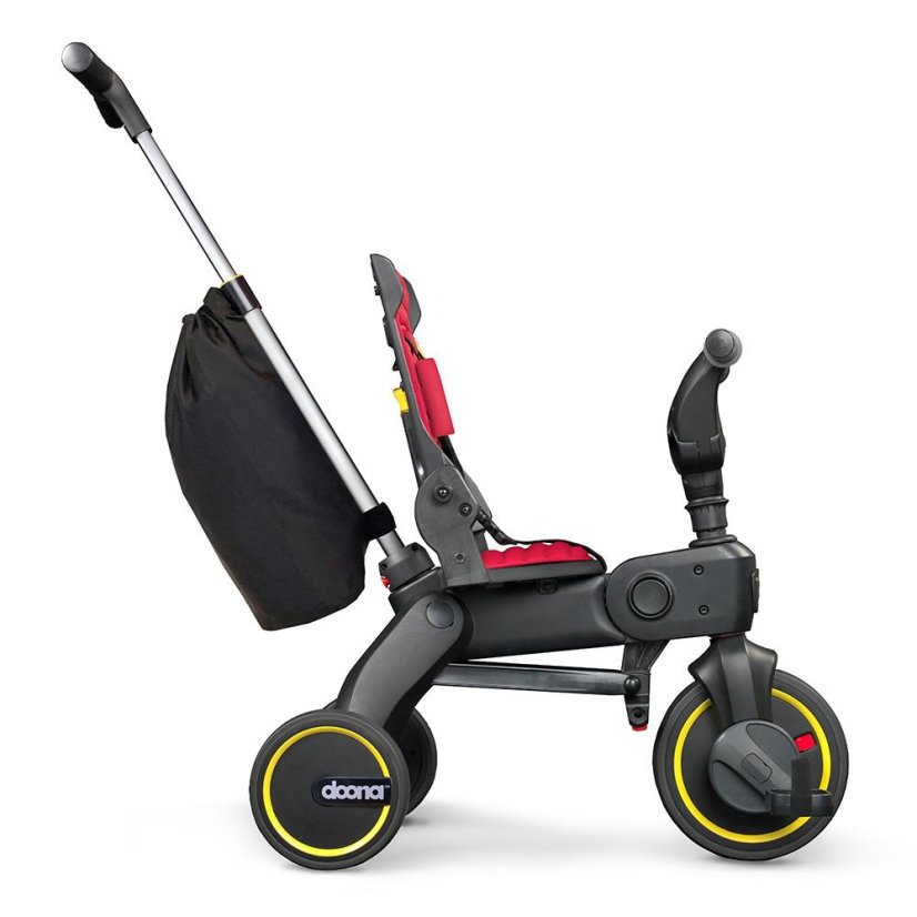 Skladacie trojkolka Liki Trike S3 Doona, Ohnivo červená
