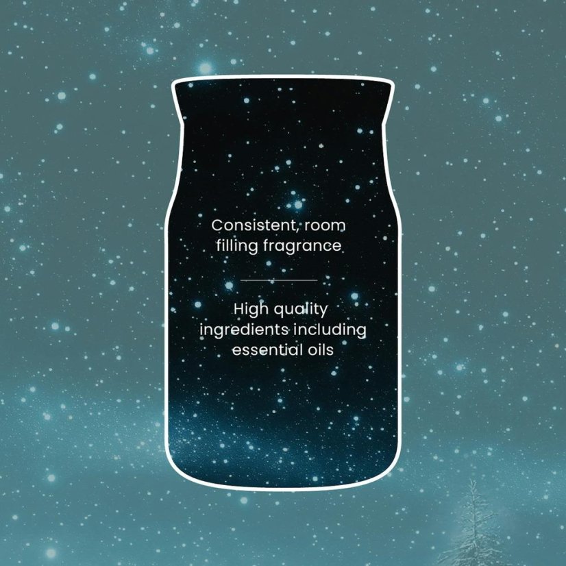 Yankee candle votív gyertya üvegben, Winter Night Stars