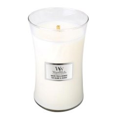 Svíčka WoodWick velká, White Tea & Jasmine