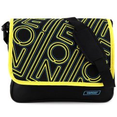 Taška přes rameno Target Allover Neon Yellow/Black 17298