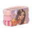 Set of three wide Top Model hair ties, pink shades