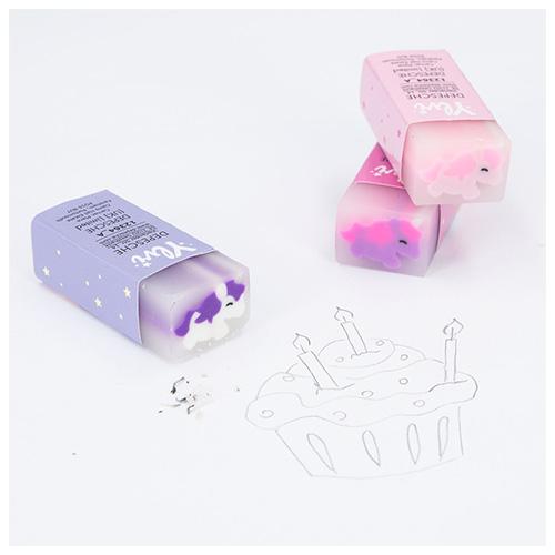 Ylvi Unicorn pink eraser