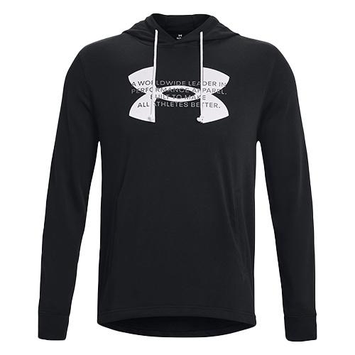 Under Armour Rival Terry Logo Men's Sweatshirt - Color: Black, Size: L