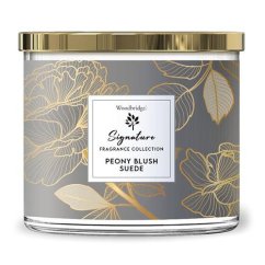 Svíčka Woodbridge Signature, Peony Blush Suede