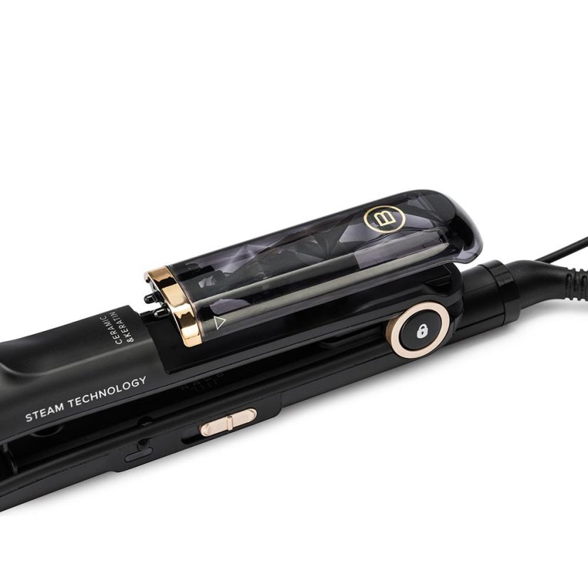 Bellissima 11915 black and gold hair straightener