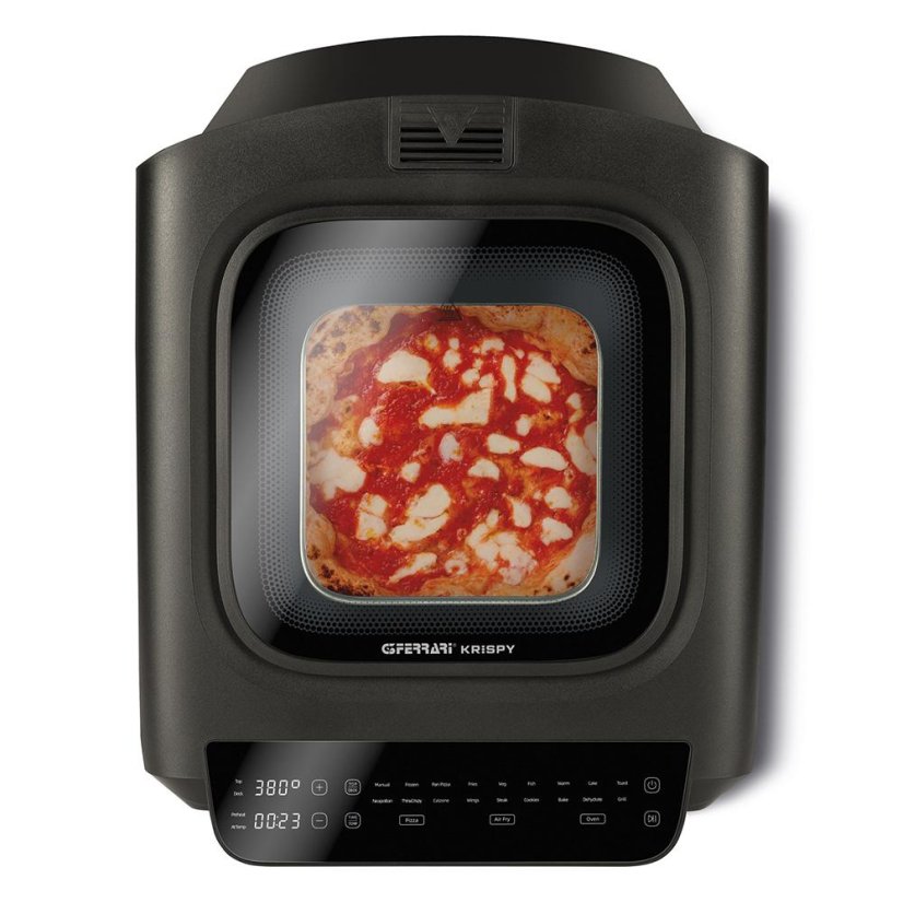 Pizza oven, grill, and Krispy G3Ferrari G10225 hot air fryer