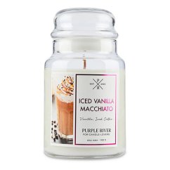 Svíčka Purple River velká, Iced Vanilla Macchiato
