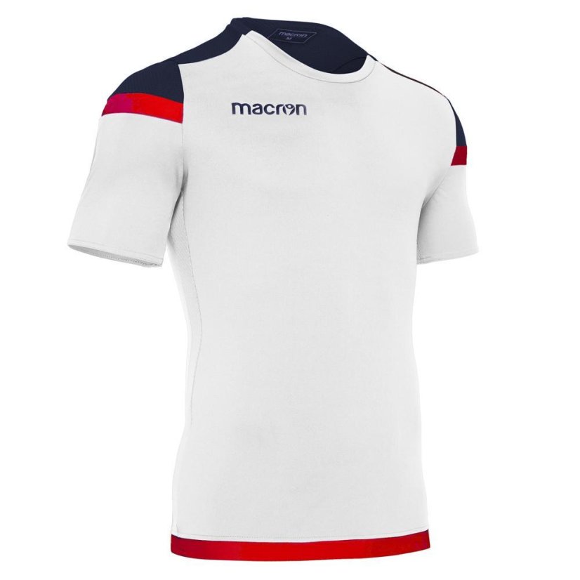 Macron Titan SS Jersey - Color: Red/white, Size: L