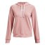 Under Armour Rival Terry Hoodie für Damen - Farbe: Rosa, Größe: S