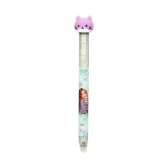 Top Model Blooming Kitty Eraser Gel Pen with Cat, Green