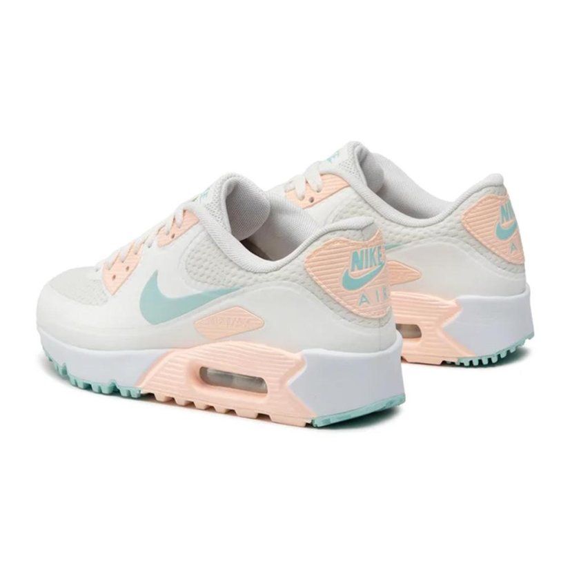 Dámská obuv Nike Air Max 90 G - Farbe: Weiß/Rosa, Größe: 38.5