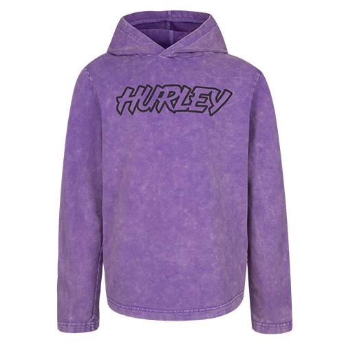 Jungen-Sweatshirt Hurley Tie Dye Pullover - Farbe: Grau, Größe: S