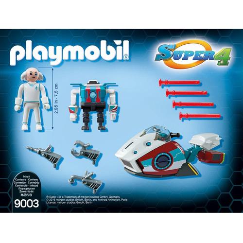 Skyjet Dr. X-szel és a Playmobil 9003 robotjával
