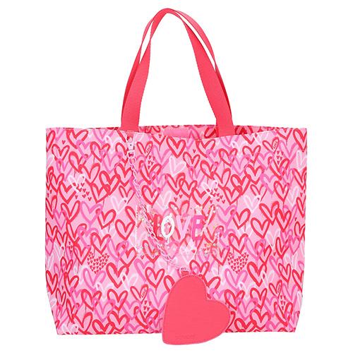 Top Model Love shopping bag with hearts