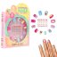 Top Model Beauty & Me self-adhesive artificial nails with rhinestones, cake design