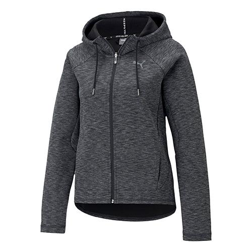 Damowa bluza z kapturem Puma Evostripe Full-Zip - Kolor: Szary, Rozmiar: XS