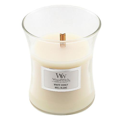 WoodWick Small Candle, White Honey