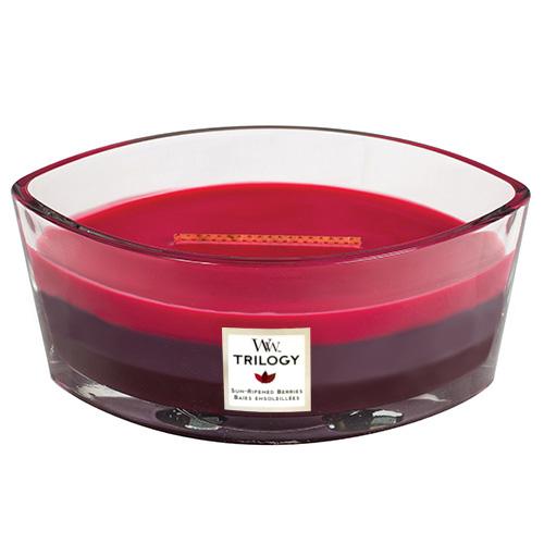 WoodWick Trilogy Kerze, Sun Ripened Berries WoodWick Trilogy Kerze, Sun Ripened Berries
