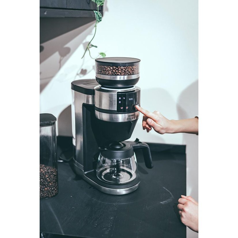 Kaffeemaschine Severin Filka KA 4852 schwarz-silber