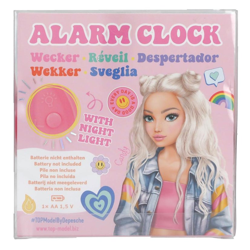 Tischwecker mit Licht „Top Model Candy“