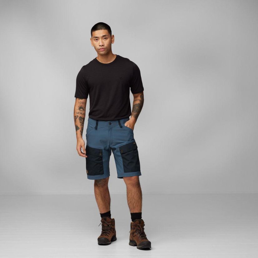 Pánské šortky Fjällräven Keb Shorts M - variant: Black-Stone Grey | 550-018 | 44