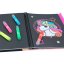 Malbuch mit Filzstiften und Aufklebern Ylvi Neon Colouring Book