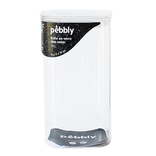 Szklany pojemnik na żywność Pebbly PKV-045, 1,4 l