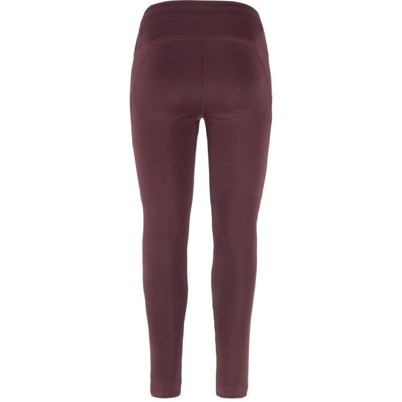 Dámské legíny Fjällräven Abisko Tights - Kolor: Czerwony, Rozmiar: S
