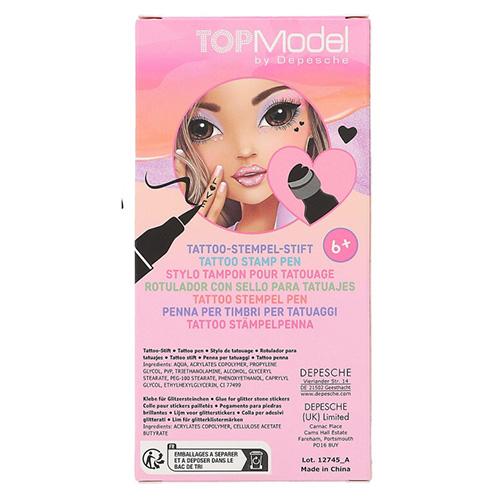 Tattoo-Stift mit Strasssteinen Top Model Heart, Fergie