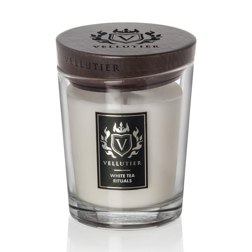 Świeca Vellutier średnia, White Tea Rituals