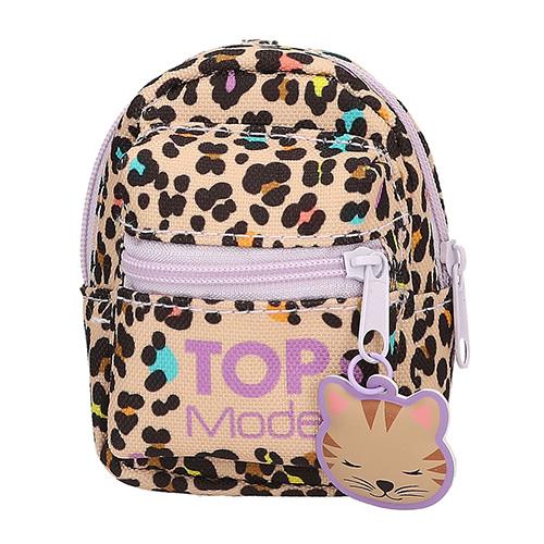 Anhänger mit Karabinerhaken in Form eines Rucksacks Top Model Talita, Leopard