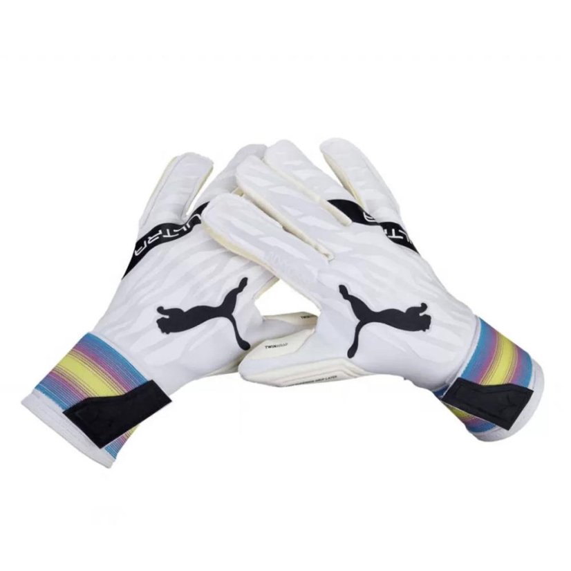 Torwarthandschuhe Puma Ultra Grip 1 Hybrid Pro - Farbe: Weiß, Größe: 7