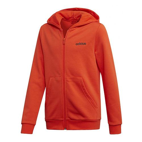 Adidas Essentials Linear Kids’ Sweatshirt - Color: Orange, Size: 176