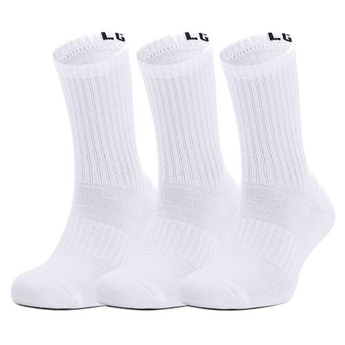 Unisex-Socken Under Armour UA Core Crew - Farbe: Schwarz, Größe: M