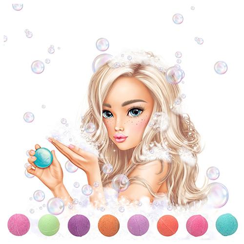 Top Model fürdőgolyók 8 db, Candy