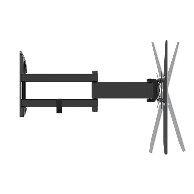 TV-tartó dupla forgással Meliconi SlimStyle Plus 400 SDR 480994 fekete