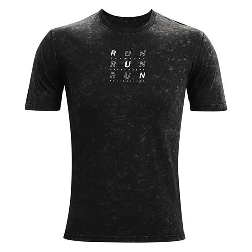 Pánské tričko Under Armour Run Anywhere - Barva: Černá, Velikost: L
