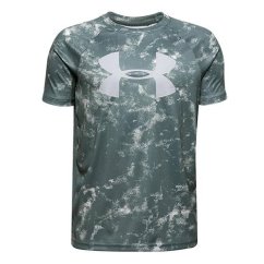 UA Tech Big Logo Printed SS-BLU